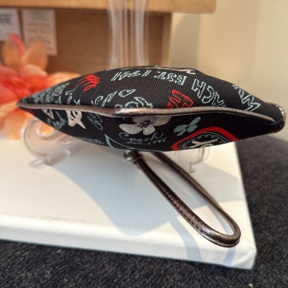 Coach “Limited Edition” Metallic Graffiti Hearts Wristlet w/Hang Tag (EUC) - Picture 9 of 16
